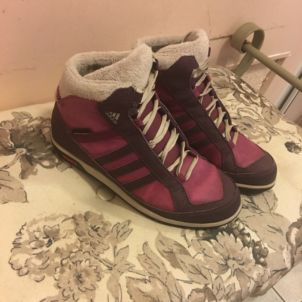 Adidas Purple Sneakers with Padded Ankle Support